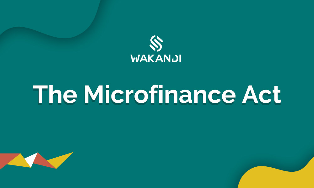 microfinance act 2019 kenya